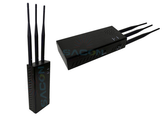 10W High Power Signal Jammer dengan 150m Range dan 8000mAh Baterai untuk Remote Control Blocking