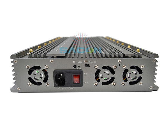 100W 5G Signal Jammer dengan 80m Range dan 16 Band Mobile Phone Blocker untuk Multi Frequency Jamming
