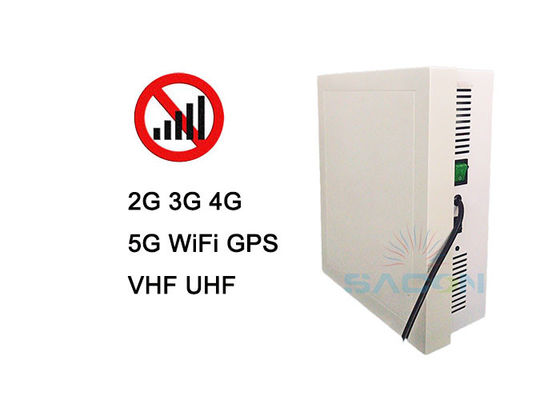 10 Saluran Jammer Sinyal 5G dengan Jangkauan 50m dan Daya Keluar 26W untuk Memblokir Ponsel