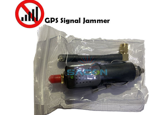 100mA Mobil Anti-Tracking GPS Jammer Blocker dengan 90x25mm Ukuran dan 12V / 24V Power Supply