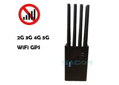 2G 3G 4G Wifi 8 Anten 20m Penghalang Ponsel Jammer