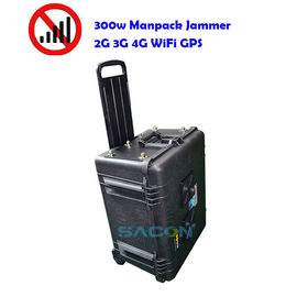 8 Saluran Drone Signal Scrambler 200 W Untuk Penjara / Ruang Interogasi