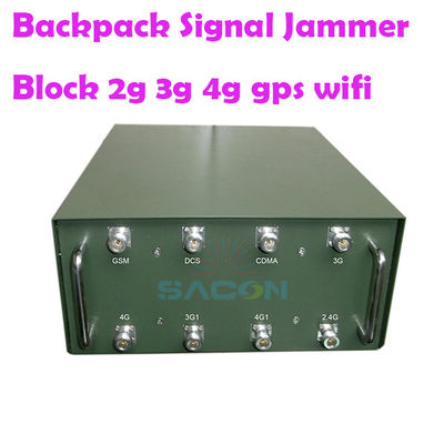 120w 100m Omni Antenna Military Rucksack Jammer