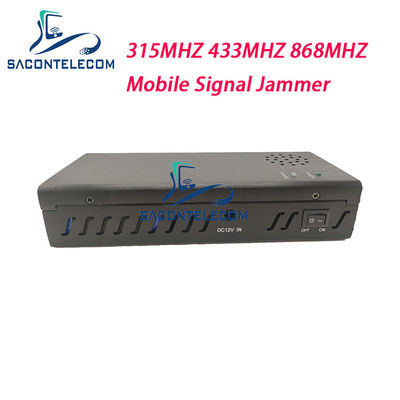 Portable Signal Jammer dengan 8000mAh Baterai 3 Band 315MHz 433MHz 868MHz dan 100m Range