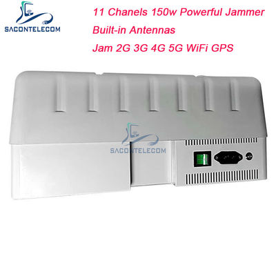 150W High Power GPS WiFi Signal Jammer dengan 11 Saluran dan Desain Waterproof untuk Memblokir Ponsel