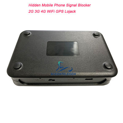Tersembunyi 8 Antenna Pocket Mobile Phone Signal Jammer dengan Jamming Radius 2-5m dan 3000mAh Baterai