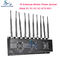 18w 10 Antenna Jammer Sinyal Telepon Seluler VHF UHF Blocker 4G 5G
