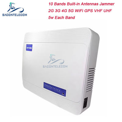 AC220V 60m 5G Signal Jammer Blocker 10 Bands Anten tersembunyi