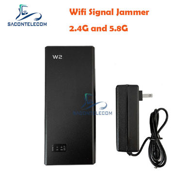 AC240V 3 Saluran Wifi Jammer Sinyal dengan Jangkauan 20m dan 4000mAH Baterai Portable
