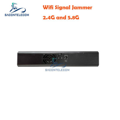 AC240V 2.4G 5.8G Wifi Signal Jammer 3 Saluran 20m 4000mAH Portable