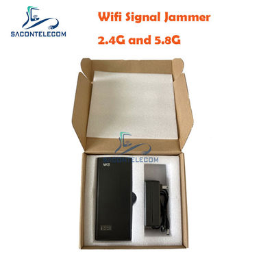 5200mAH 3W Handheld WiFi Signal Blocker dengan 2.4G 5.2G 5.8G Frequency Blocking dan Adaptor Daya Mobil