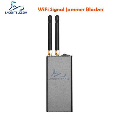 1200mAh Baterai 10m Jamming Radius 2 Antenna GPS Signal Jammer WiFi GPS Blocker Portable Signal Jamming Device