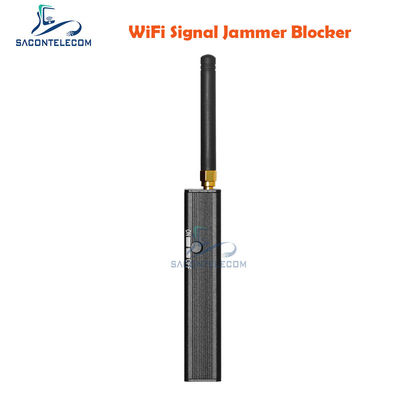 1200mAh Baterai 10m Jamming Radius 2 Antenna GPS Signal Jammer WiFi GPS Blocker Portable Signal Jamming Device