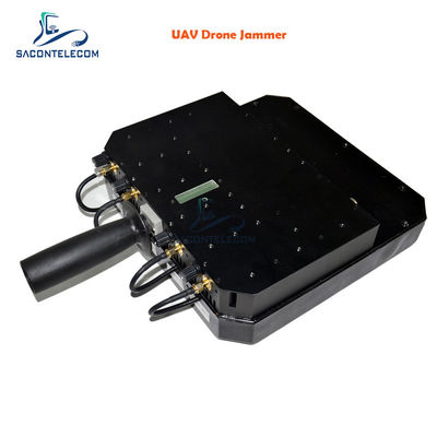 2.4G 5.8G Network Signal Drone Jamming Device UAV Drone Frekuensi 40w Handheld