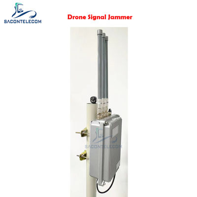 5kgs Outdoor Drone Signal Jammer 25w 2.4G 5.8G Wifi GPS 500m Jarak