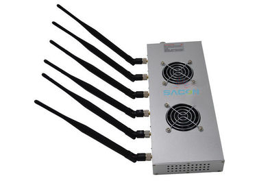 Wifi Bluetooth High Power Cell Phone Jammer 12w 6 Bands Untuk Perpustakaan