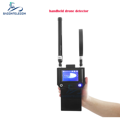 Detektor sinyal anti drone berjarak 1,5 km sampai 2 km 400-6000 MHz detektor drone UAV genggam