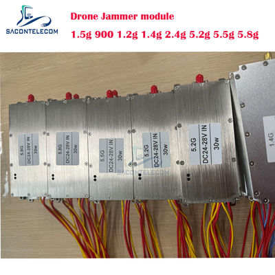 1.2G 30W RF Jamming Module Anti Drone Jammer Module dengan Frekuensi Disesuaikan untuk Pertahanan UAV