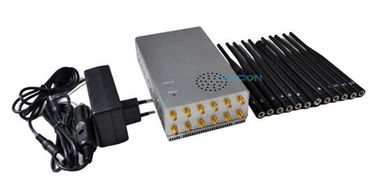 2dBi Antenna Portable Signal Jammer 7.4V 10000mAh AC Charge